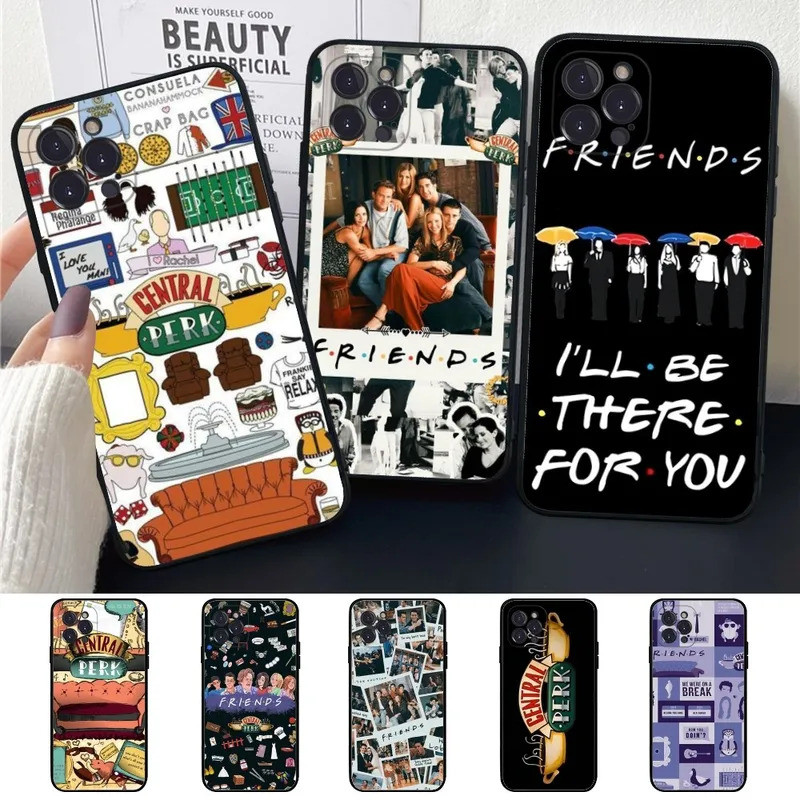 TK-1 Central Perk Coffee Friends Tv แสดงเคสซิลิโคนสําหรับ Iphone 17,15 14 13 12 11 Pro Mini XS MAX 8