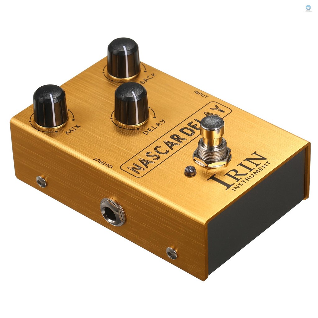 Irin DELAY Guitar Effect Pedal ผสม/Feedback/DELAY 3 ปุ่มควบคุมสําหรับกีตาร์ไฟฟ้า - NASCAR DELAY