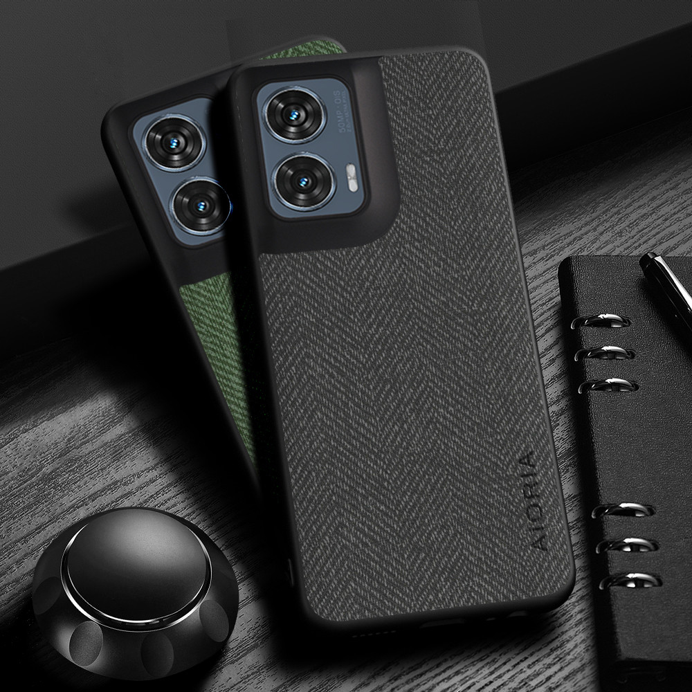 เคสสําหรับ Motorola Edge 50 Fusion Ultra Pro G Play Power X50 Ultra 2024 ทนทานหนังลายไม้สําหรับ Moto G Stylus 2024