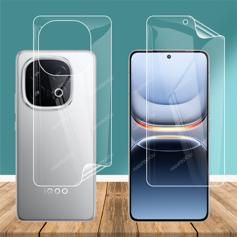 ฟิล์ม Hydrogel บางพิเศษสําหรับ vivo iQOO 13 iQOO13 5G Clear Soft TPU ด้านหน้ากลับคลุมทั้งหมดฟิล์มป้อ