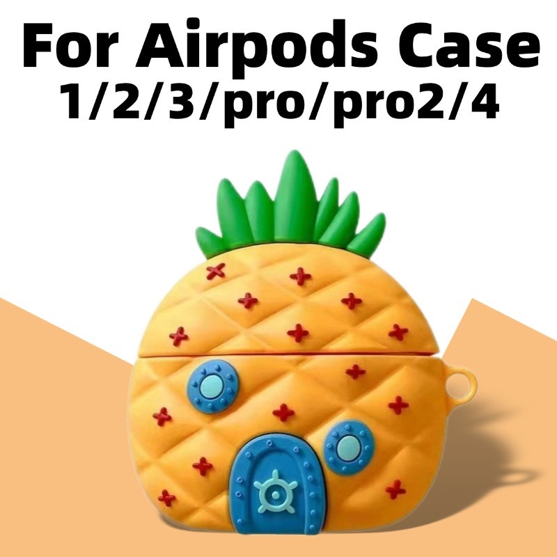 สําหรับ AirPods 4 กรณี/AirPods pro/Pro2 กรณี 1/2/3 การ์ตูนสําหรับ AirPods Pro2/4 สําหรับ inPods 12/Gen 2 /3gen กรณี tpu ซิลิโคนอ่อนนุ่ม drop กันกระแทกหูฟังกรณี