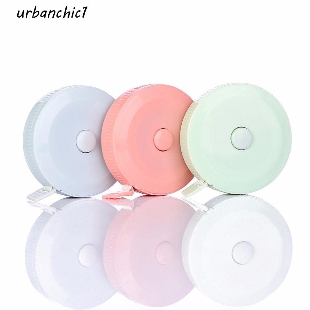Urbanchic Retractable ไม้บรรทัดเครื่องมือวัดเครื่องมือสํานักงานความสูง Centimeter เย็บเครื่องมือเด็กนักเรียนม้วนเทป