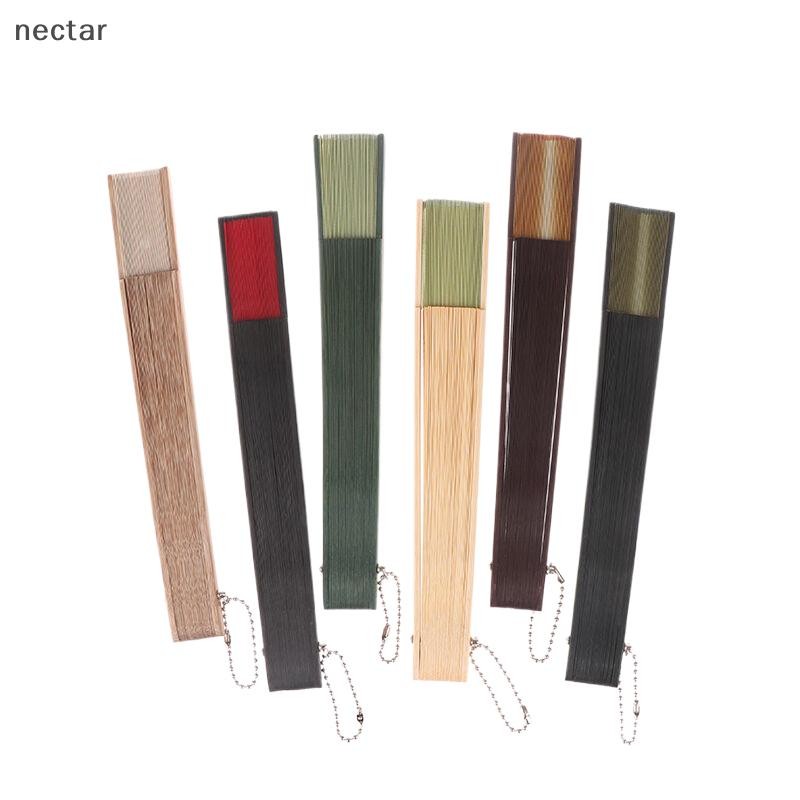 Tar แกะสลักไม้ไผ่พับพัดลมแต่งงานพัดลมมือ Party Prop จีนไม้ไผ่พัดลม Vintage Hollow Antiqueity พัดลมพับ N