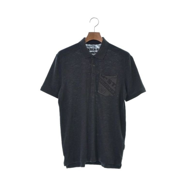 G-star RAW เสื้อโปโล สีเทา ส่งตรงจากญี่ปุ่น มือสอง
