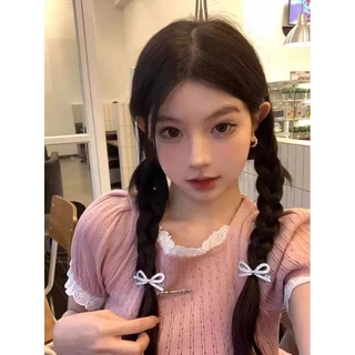 แฟชั่น Bling Zircon bowknot Hairpin Bangs คลิปเจ้าหญิง Headwear เครื่องประดับผม
