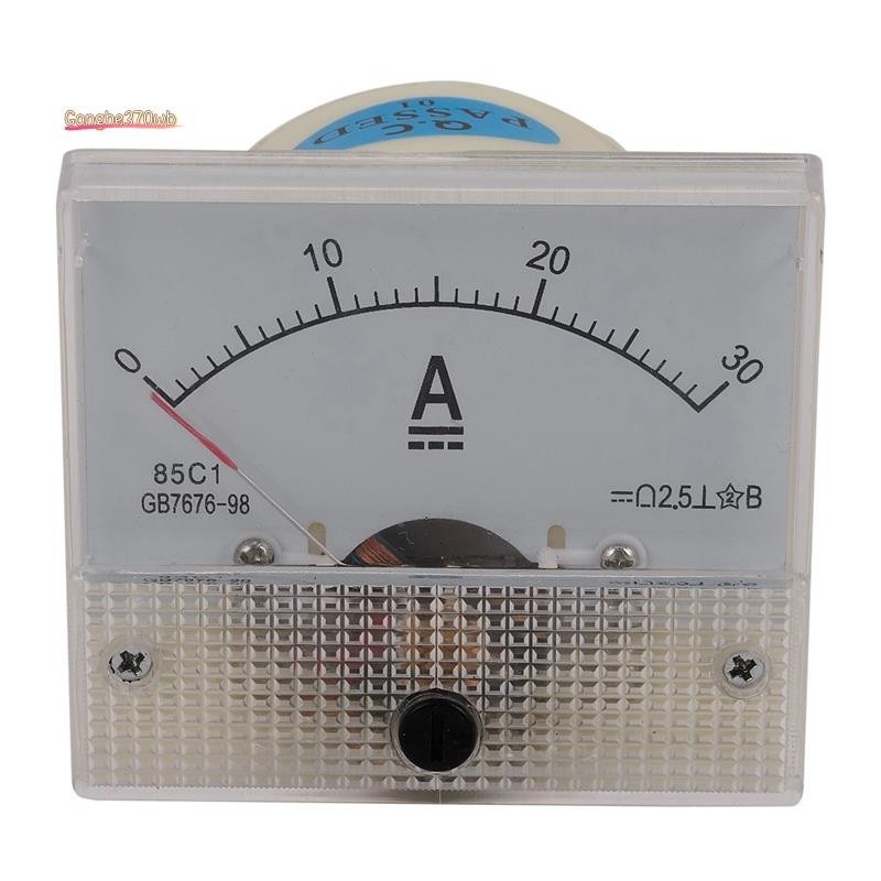 85c1-a Dc Analog Ampere Meter แผงเครื่องวัด 30A Amp Gauge Current Mechanical Ammeters