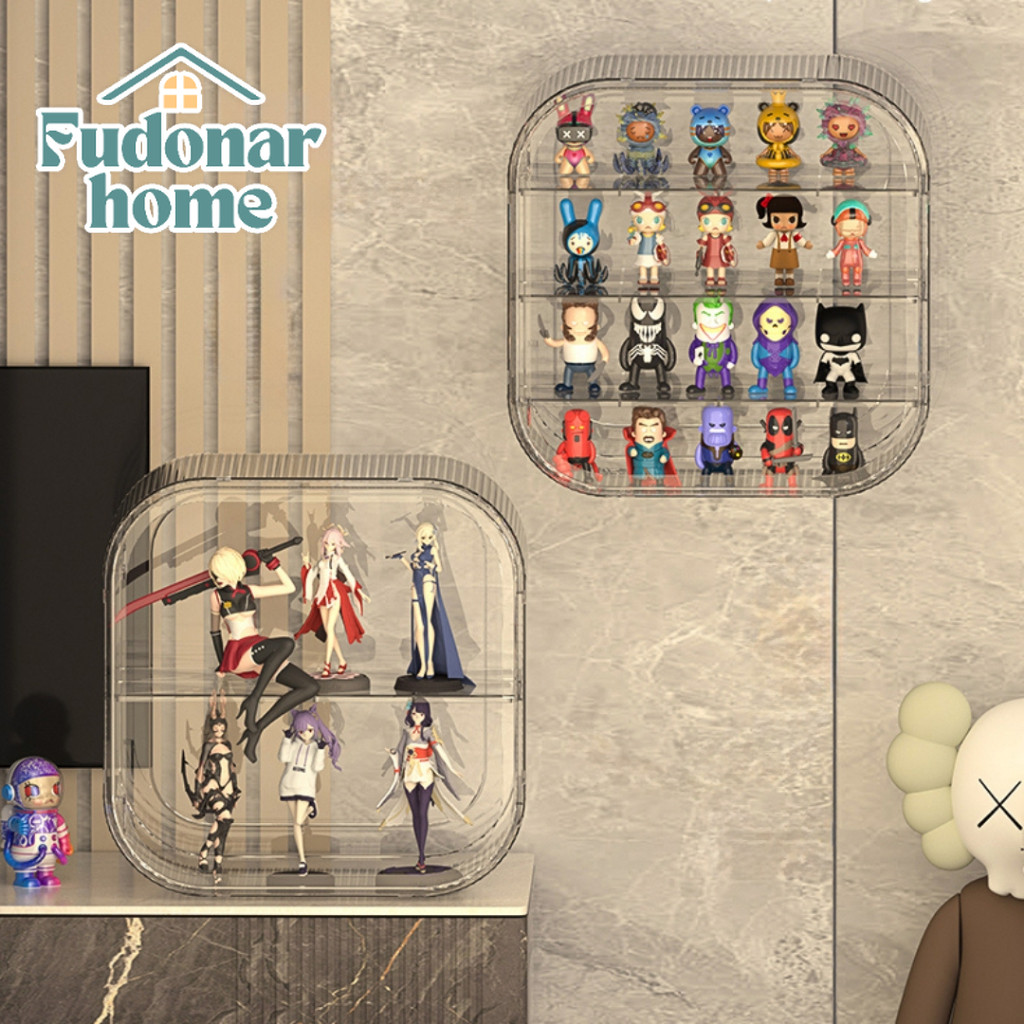 Fudonar กล่องโชว์โมเดล ฟิกเกอร์ ตู้โชว์ตุ๊กตา กล่องอะคริลิค แบบใส arttoy box ตู้โมเดล