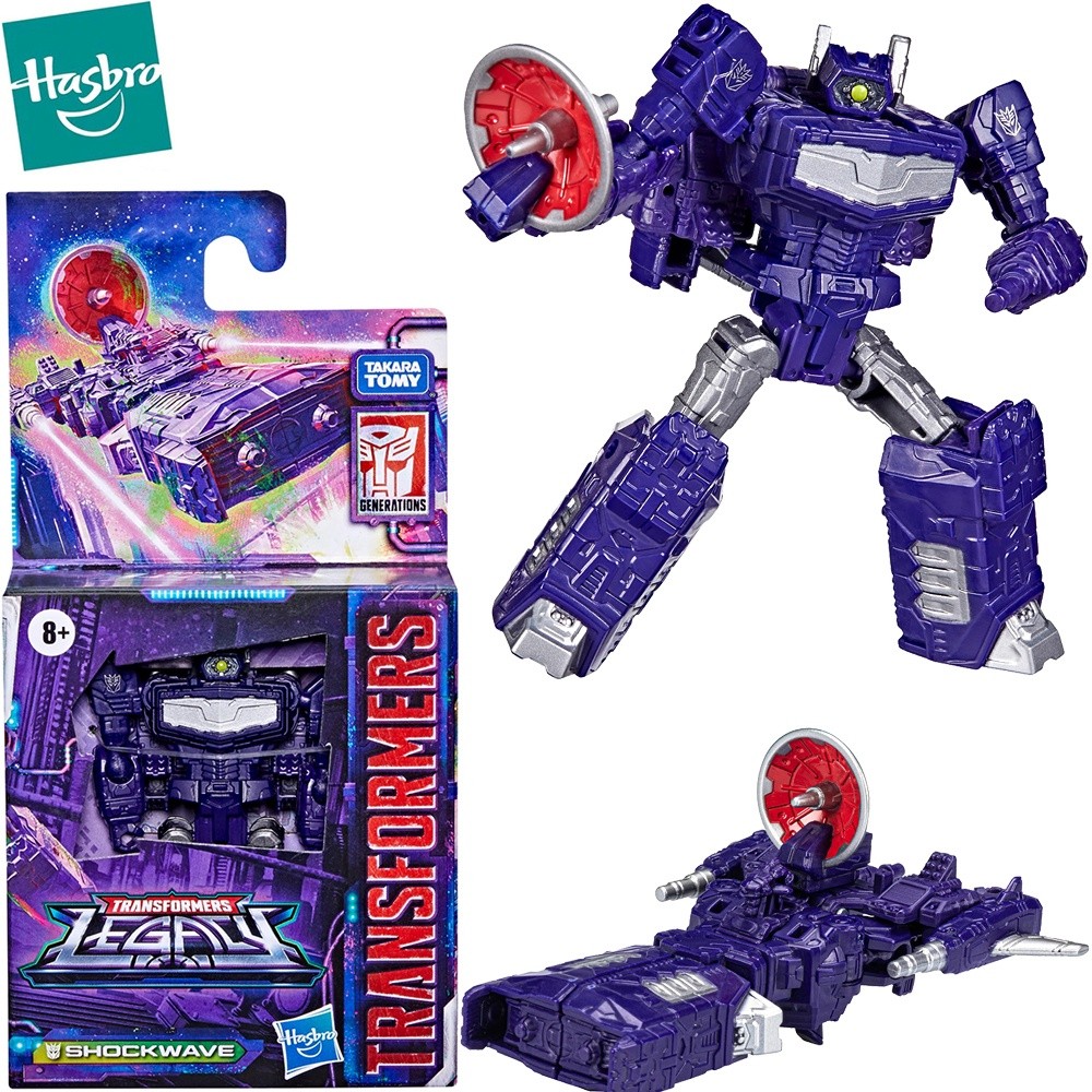 Hasbro Transformers Generations Legacy Shockwave Core Class Action Figure Collectible Model Toys Gif