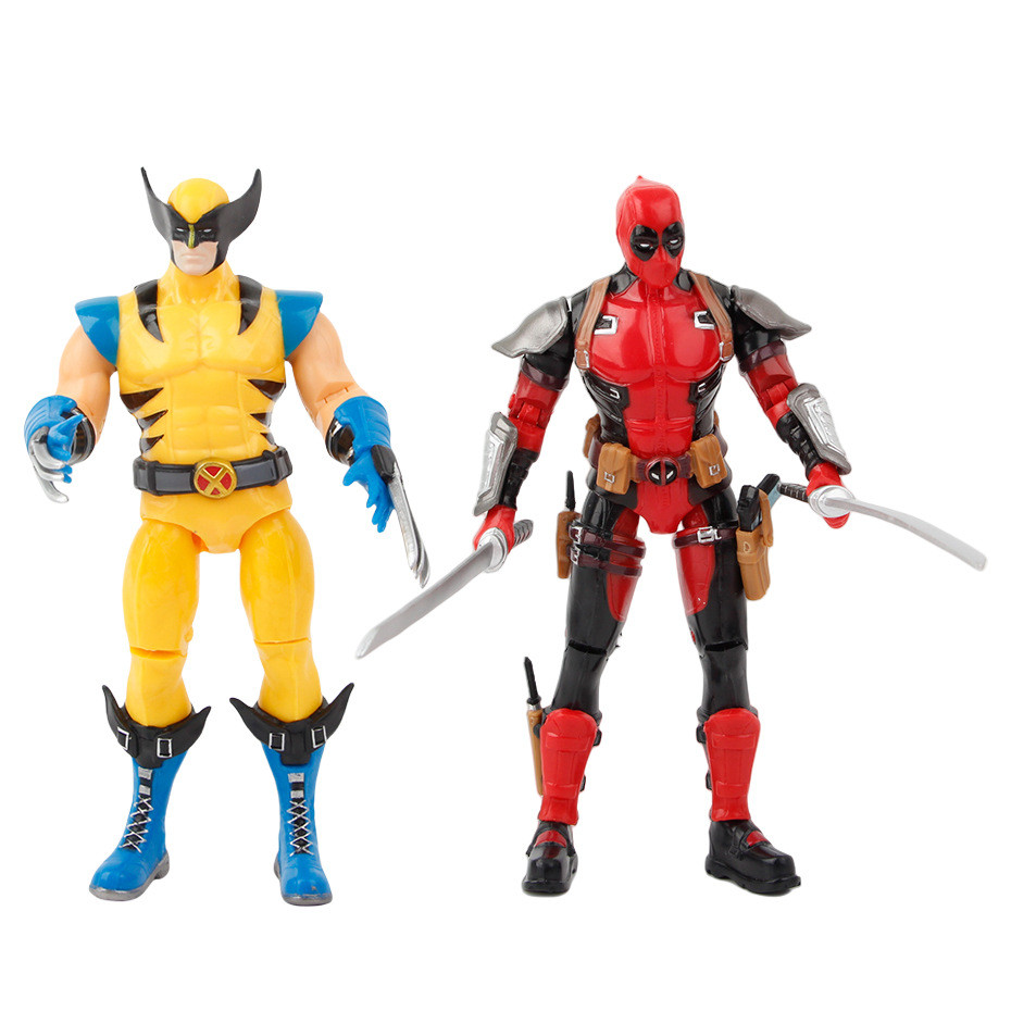 Deadpool Wolverine Action Figure Joint Movable ของเล่นเครื่องประดับ