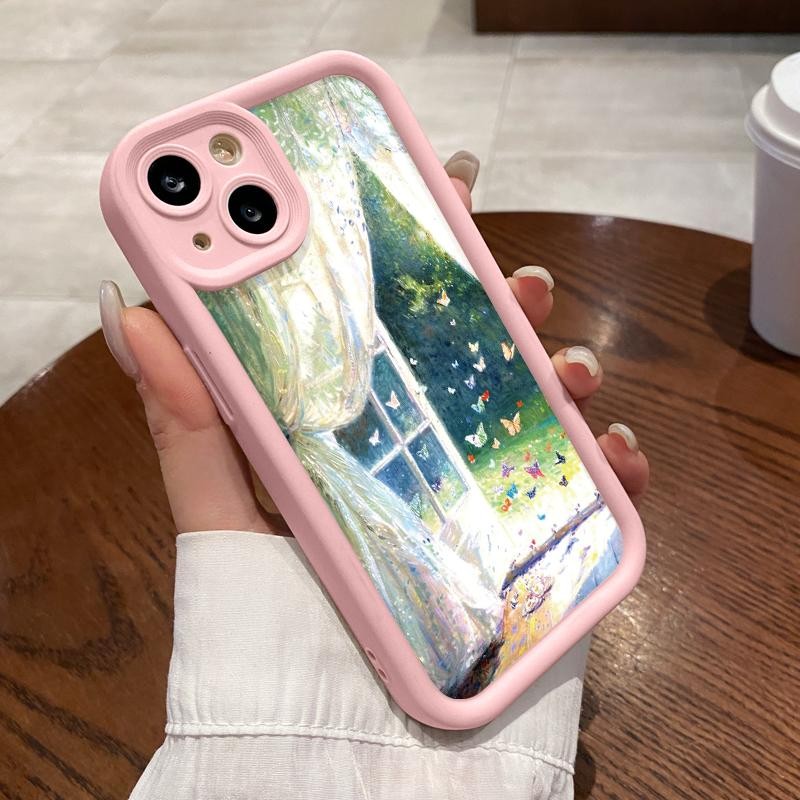 เหมาะสำหรับ Iphone 11 11 Pro Max 12 Pro Max 13 Pro Max กรณีโทรศัพท์มือถือกันกระแทกเคส Beautiful Mone