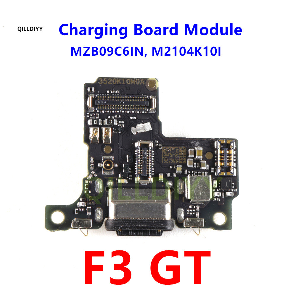 พอร์ตชาร์จ Xiaomi Poco F3 GT บอร์ดชาร์จ USB PCB Dock Connector สําหรับ Redmi K40 Gaming อะไหล่