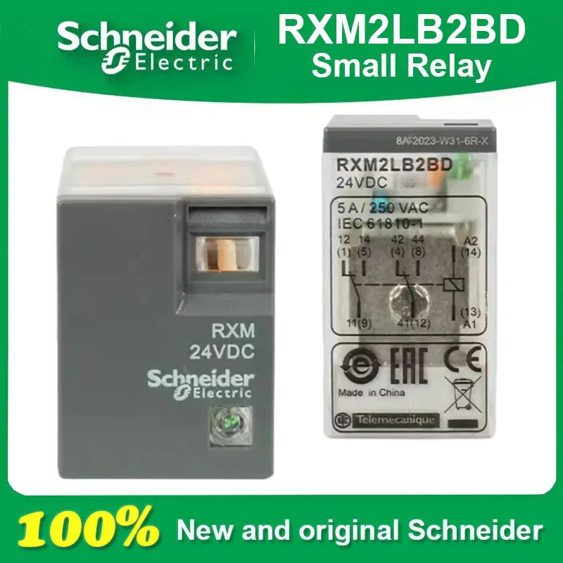 อุปกรณ์ Schneider ดั้งเดิม RXM2LB2BD RXM2LB2P7 RXM2LB2P7 RXM2LB2F7 RXM2LB2JD RXZE1M2S108M