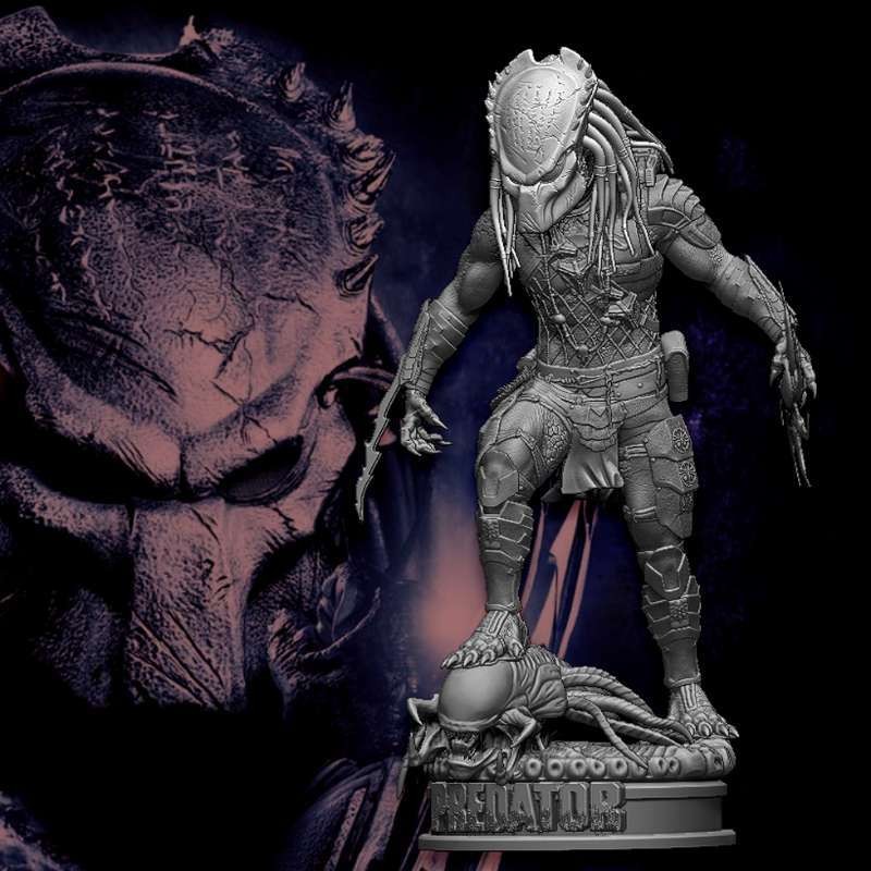 สูง50MM 75mm 90mm 110mm นักรบเหล็กหน้าคู่เรซิ่น TD-7101/3D uhkw