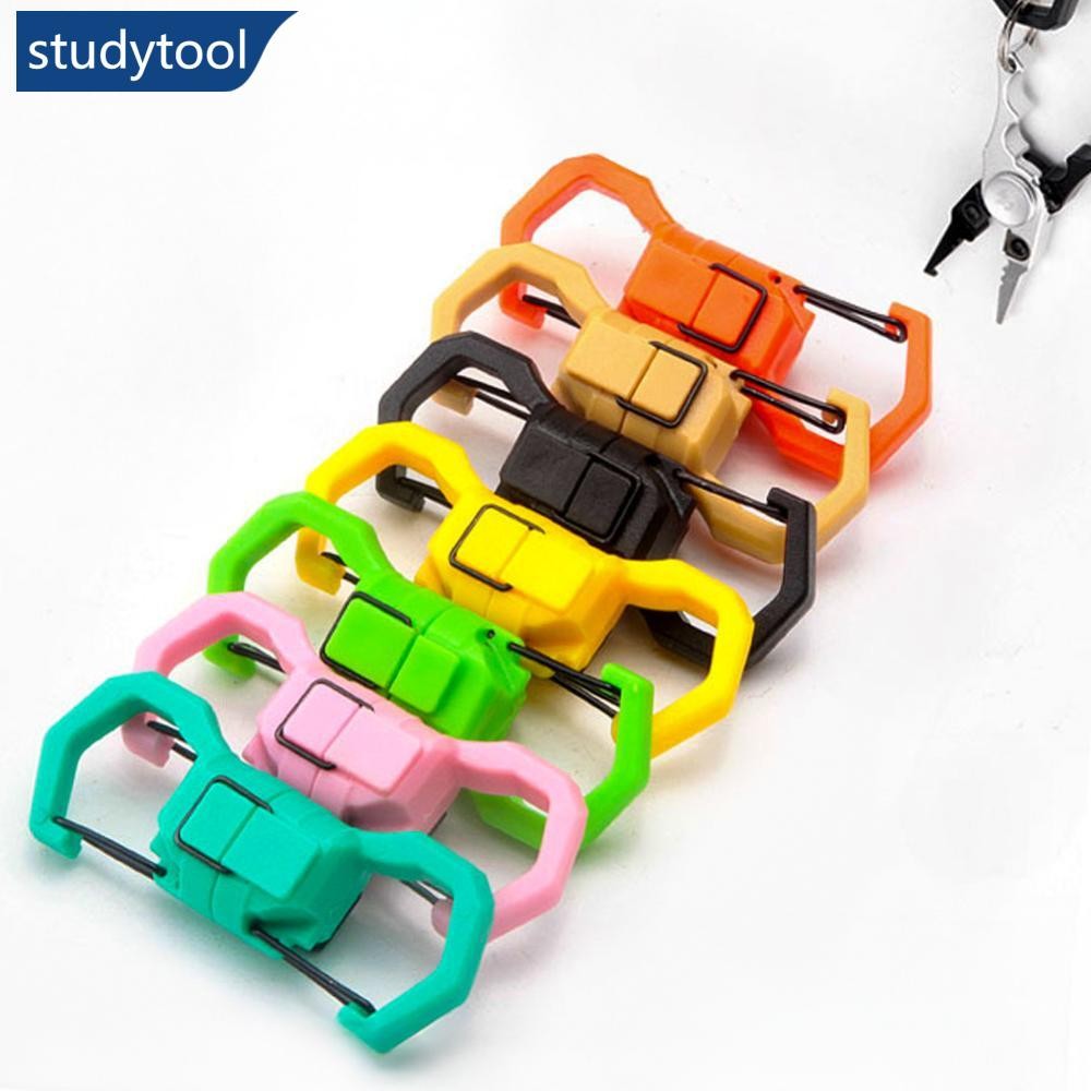 STUDYSOOL 1 PC Lure Multi-Functional Magnetic Fixed BUCKLE สแตนเลสสตีลล็อคความปลอดภัยกลางแจ้งปีนเขา 
