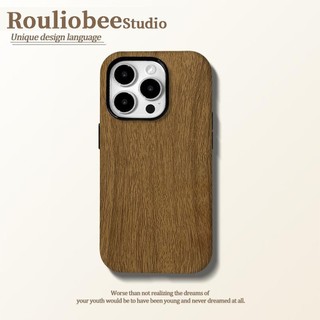 เคสโทรศัพท์ลายไม้ระดับไฮเอนด์ 2-in-1 เข้ากันได้กับ iPhone 15 Pro Max, Apple 16 14 Plus 11/12/13 Pro Max, เคสป้องกันกันกระแทกใหม่