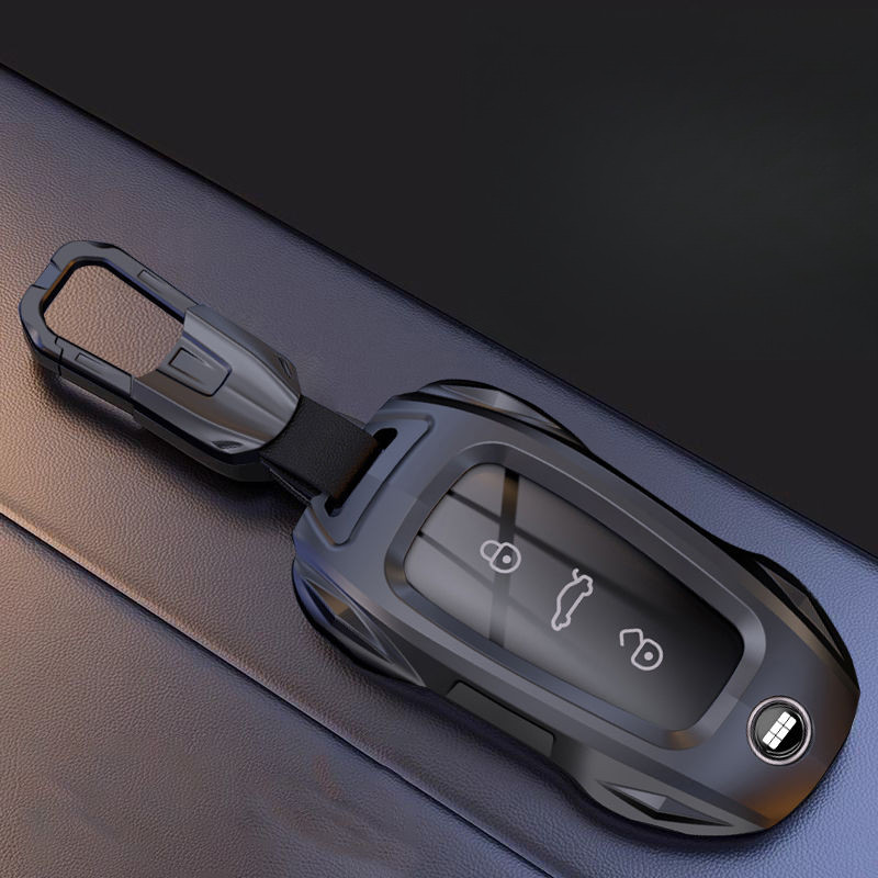 Geely EX5 L7 L6 E8 เคสกุญแจรถ ฝาครอบป้องกัน หัวเข็มขัดพวงกุญแจรถ