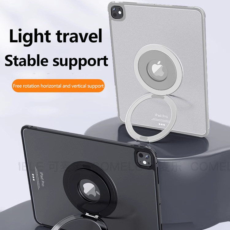 Frosted สําหรับ Samsung Galaxy Tab S10 FE 10.9 นิ้ว 2025 SM-X520 X526B A9 + 11 S8 S7 S10Plus S9FE + S8 Plus S7FE 12.4 แหวนแม่เหล็ก 360 หมุนอะคริลิคปกแข็ง - รูปที่ 3