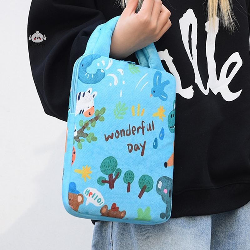 {maybest} น่ารักแล็ปท็อปกระเป๋าแท็บเล็ตสําหรับ Air Lenovo ASUS 11 13 14 นิ้วกันกระแทกกระเป๋าถือโน้ตบุ๊คสําหรับ Ipad 10.5 10.9 11 กระเป๋า {TH}