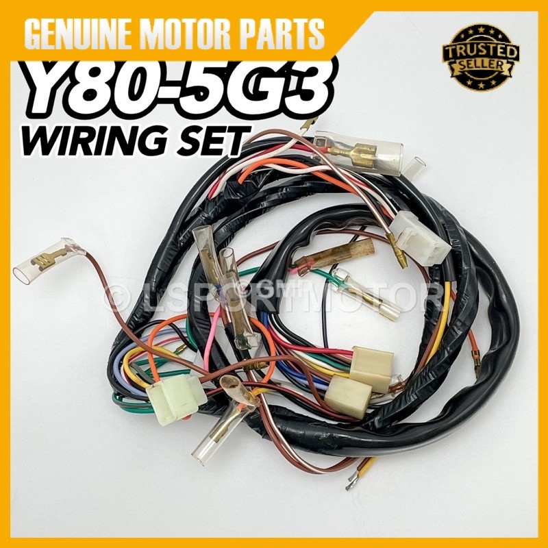 YAMAHA Y80 (5G3) WIRING SET 5G3-H355-00 HARDENNESS HARNESS WAYARING WAYERING WIRE Y80 5G3