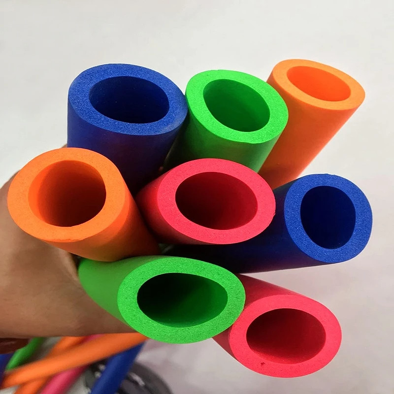 2เมตรที่มีสีสันสารหน่วงไฟ, ไม่มี เรียบฟองน้ําหลอดยางโฟมจับปกฟองน้ําแขน,บ้านยิมอุปกรณ์ออกกําลังกาย,แฮนด์บาร์