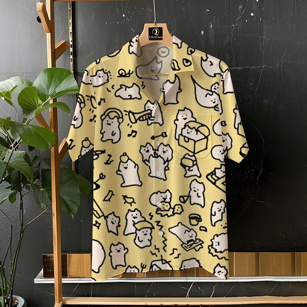 ดินสอสี หน้าแข้ง-ชาน น่ารักอะนิเมะตลกเสื้อฮาวายวันหยุดสบายๆเสื้อแขนสั้นด้านบนกับการออกแบบกระเป๋าสบายระบายอากาศเสื้ออเนกประสงค์ขนาดใหญ่ ส-5เอ็กแอล ราคา ถูกที่สุด ดีลบีเคเค แกลเลอรีภาพที่ 6