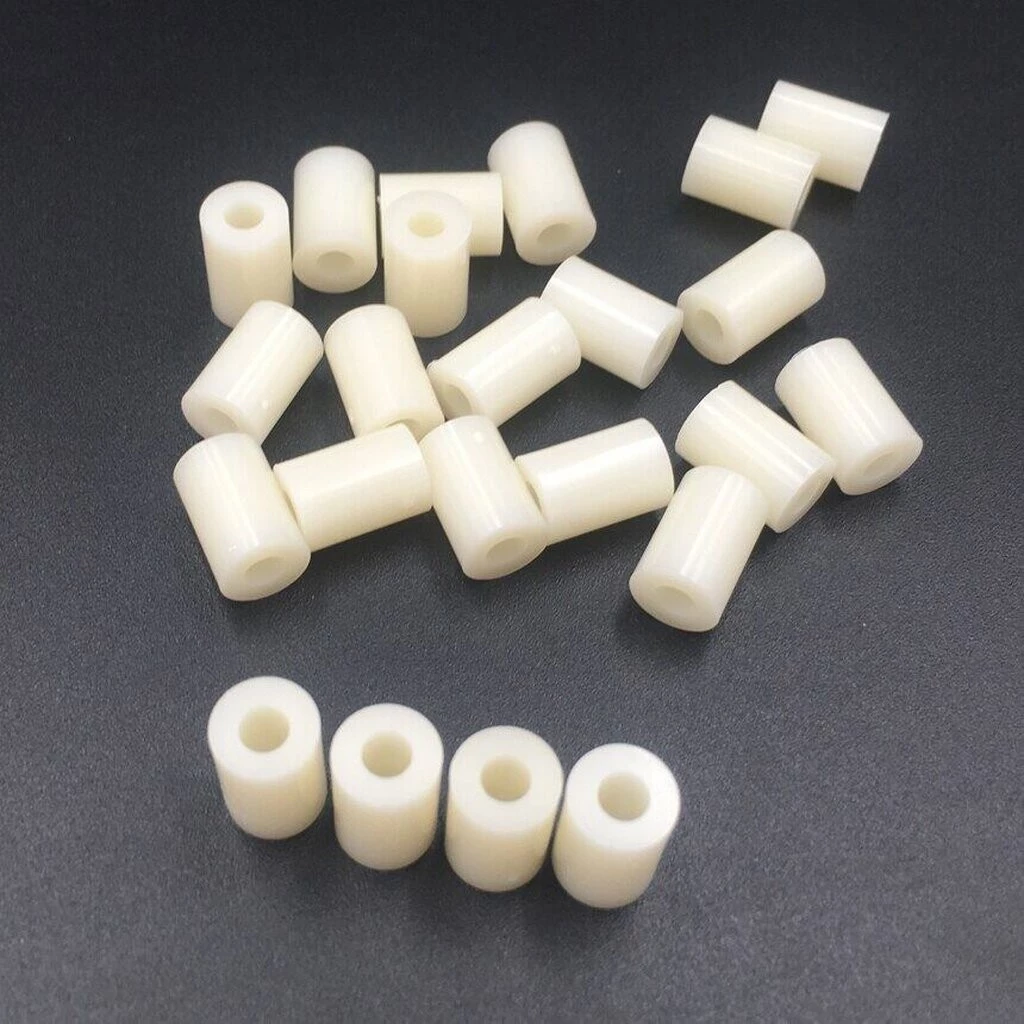 (มีตัวเลือก) [NUT] เสารองพลาสติก PVC ขนาด 3.2x7mm (รูด้านใน 3.2 วงนอก 7)