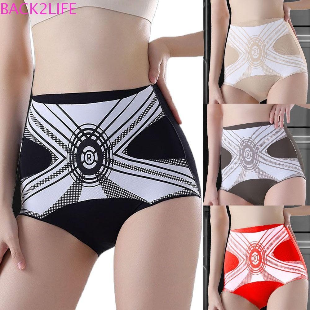 Back2life หลังคลอด Body Shaper, เอวสูงขนาดใหญ่ Butt Lifter กางเกง, Elastic Shapewear กางเกงผ้าฝ้ายเป้ากางเกงไม่มีรอยต่อผู้หญิง