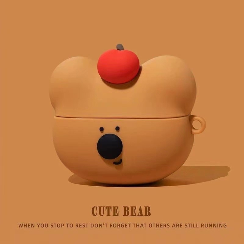 สําหรับ Lenovo Earbuds TA410 เคส Case เคสหูฟัง ลายหมีมาลิคบุคลิกภาพน่ารัก