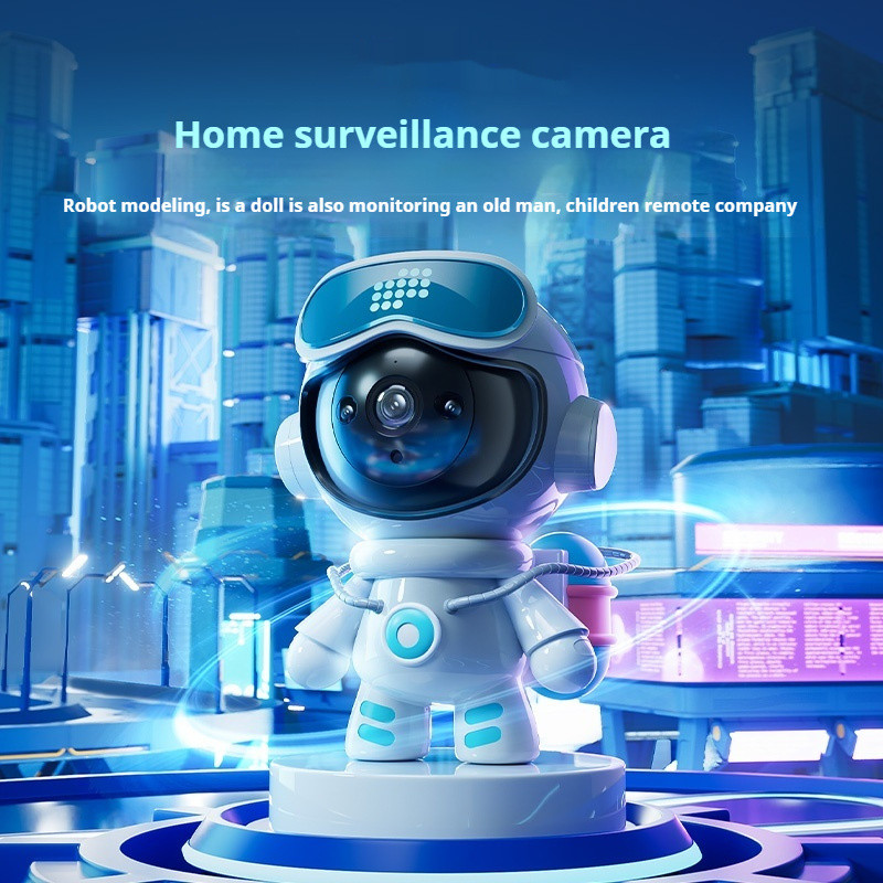 2MP 1080P P6Slite APP Dual Band WIFI หุ่นยนต์ไร้สายกล้อง IP สี AI Humanoid Detection Home Security M