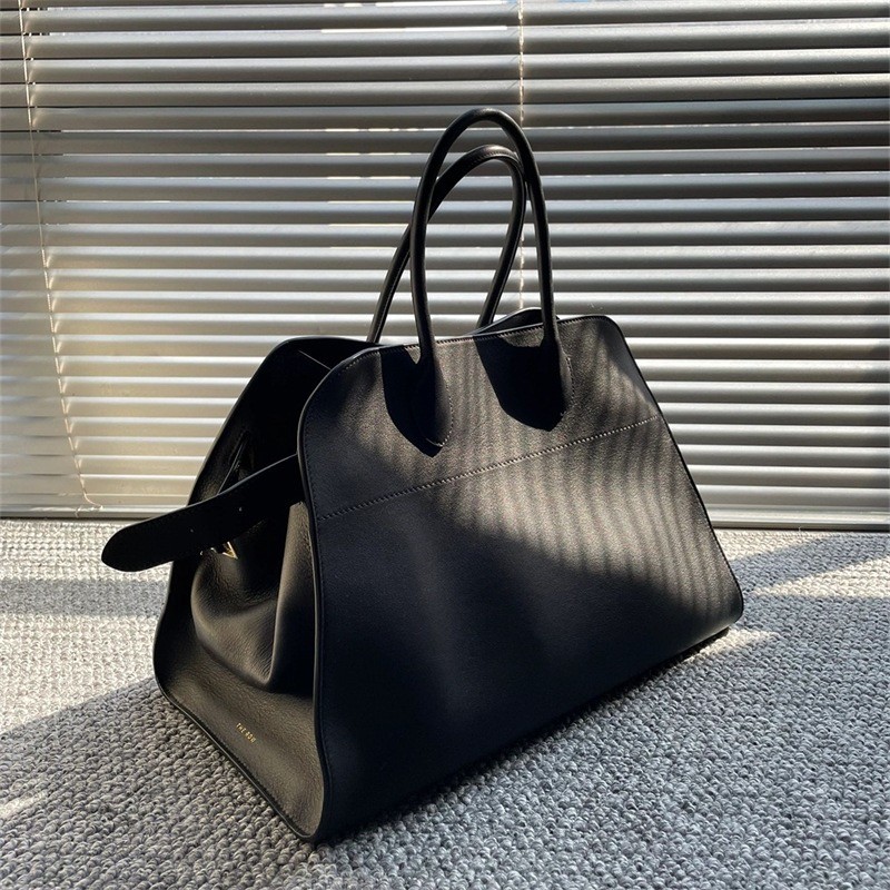 กระเป๋าโท้ต The Row กระเป๋าหนังแท้ กระเป๋าแฟชั่นย้อนยุค กระเป๋าสะพายไหล่ความจุใหญ่ กระเป๋าแล็ปท็อป กระเป๋าโท้ตหนังแท้ The Row กระเป๋าแฟชั่นเรียบง่ายระดับสูง (พร้อมสายสะพาย) กระเป๋าสะพายไหล่แฟชั่นย้อนยุค กระเป๋าเดินทางความจุใหญ่