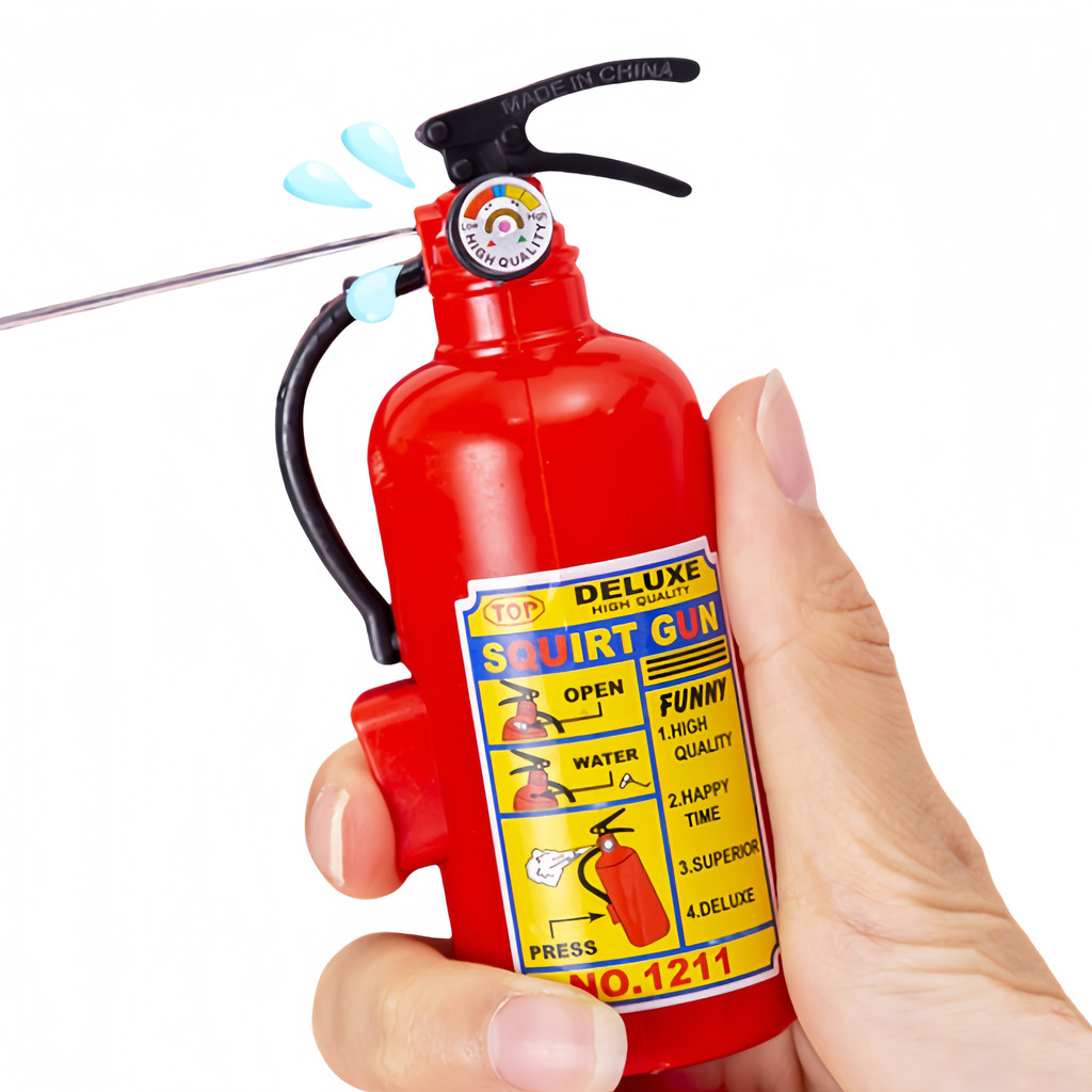Creative Water Spray Fire Extinguisher เด็ก Prank ของเล่นของขวัญรางวัล YL356