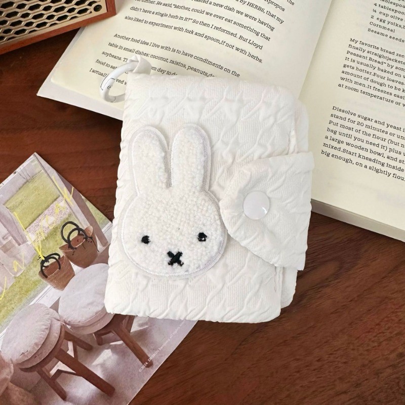 กระเป๋าใส่เหรียญกระต่ายน่ารัก Miffy Rabbit Simple หูฟังกระเป๋า Retro Storage กระเป๋าใส่เหรียญ ID Card Multi-Layer Card Holder ราคา ถูกที่สุด ดีลบีเคเค แกลเลอรีภาพที่ 9