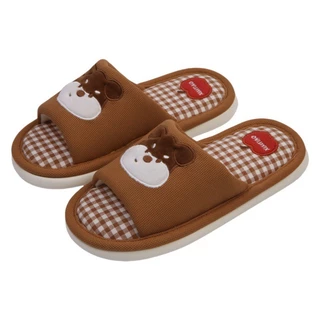 XIXITIAO สไตล์ใหม่ฤดูใบไม้ผลิฤดูร้อน Soft Sole หญิงรองเท้าแตะสบาย High-End Puppy ผ้าฝ้ายลินินรองเท้าแตะ