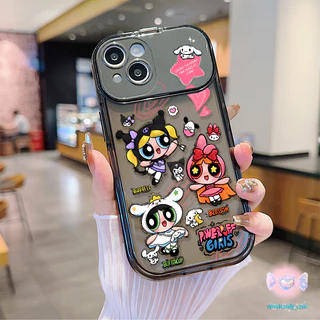 🎀จัดส่งในพื้นที่🎀 เคสกระจกแต่งหน้าตัวการ์ตูน ตำรวจหญิง น่ารักและสวยงาม สําหรับIPhone16 15 14 13 7 8plus Pro Promax XR XS
