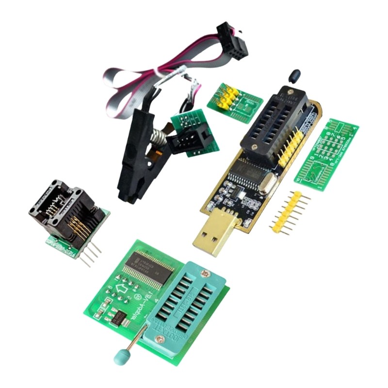 HL EEPROM Flash ชุด CH341B ที่ครอบคลุมสําหรับการประยุกต์ใช้การเผาไหม้และทดสอบชิป