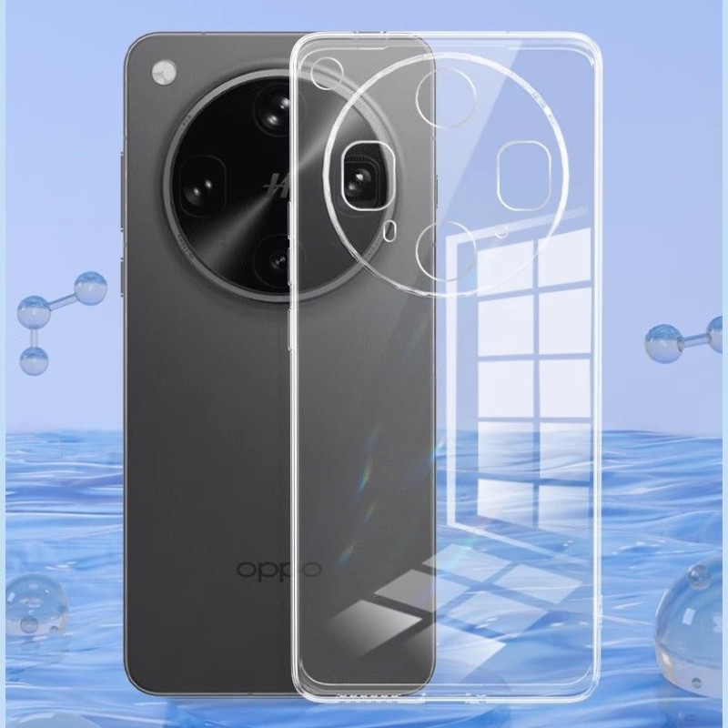Ultra Thin Clear Case สําหรับ OPPO ค้นหา X8 Ultra TPU ซิลิโคนกันกระแทกกันชนโปร่งใสฝาครอบ Funda สําหร