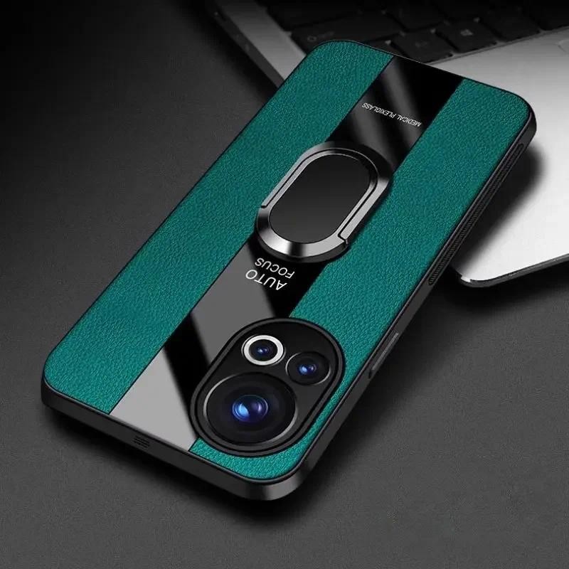 ผู้ถือแหวนหนังสําหรับ Huawei Nova 13 i Nova 13i Pro สําหรับ Huawei Nova 13 Pro 13i Coque