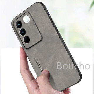 สําหรับVivo V30 Pro V29 V27 Pro V25 Pro V30E V29E V27E V25Eกรณีหรูหราปลอกสีทึบนุ่มTPUเคสโทรศัพท์สําหรับVivo V30 Pro 5G