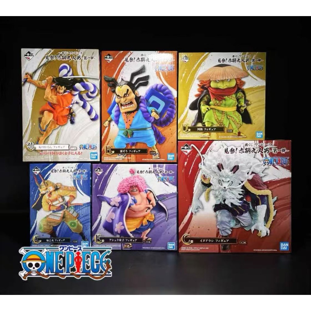 Bandai Ichiban Kuji One Piece: Oden, Kaido, Kiku, Raizo, Izo, Denjiro Figure