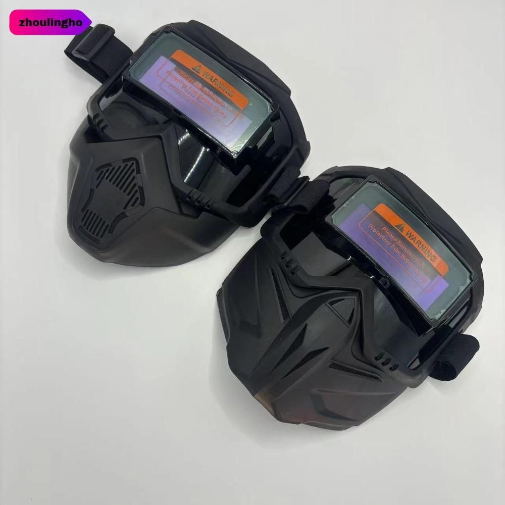 สวนสัตว์ ช่างเชื่อม ,ปรับวงแยกประเภทแว่นตาเชื่อม,ที่มีคุณภาพสูงที่ถอดออกได้อัตโนมัติ ทําให้มืดลง ทนต่อแรงกระแทกป้องกันใบหน้าทํางานอุปกรณ์ป้องกัน