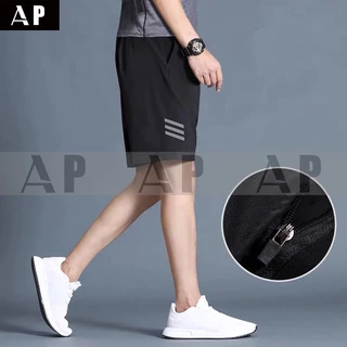 MUHANLU กางเกงกีฬาขาสั้น ใส่ออกกำลัง เนื้อผ้าใส่สบาย