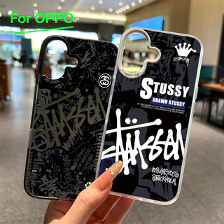 For เคสโทรศัพท์ OPPO A3 A3X A60 5G A9 A18 แบรนด์สตัซซี่ A38 A15 A15s A60 A35 A17 A17K A79 5G OPPOA57 4G A55 A77
