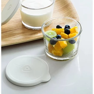 Omocha | ถ้วยแก้วพร้อมฝา สำหรับน้ำพริก Glass Storage Container
