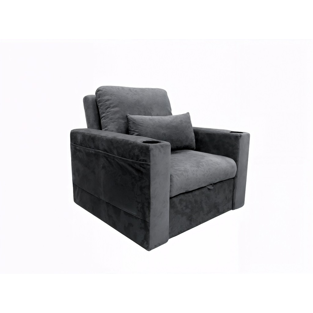 SB Design Square LET S PAWS โซฟา 1 ที่นั่ง รุ่น HAYA 1S/GRAPHITE