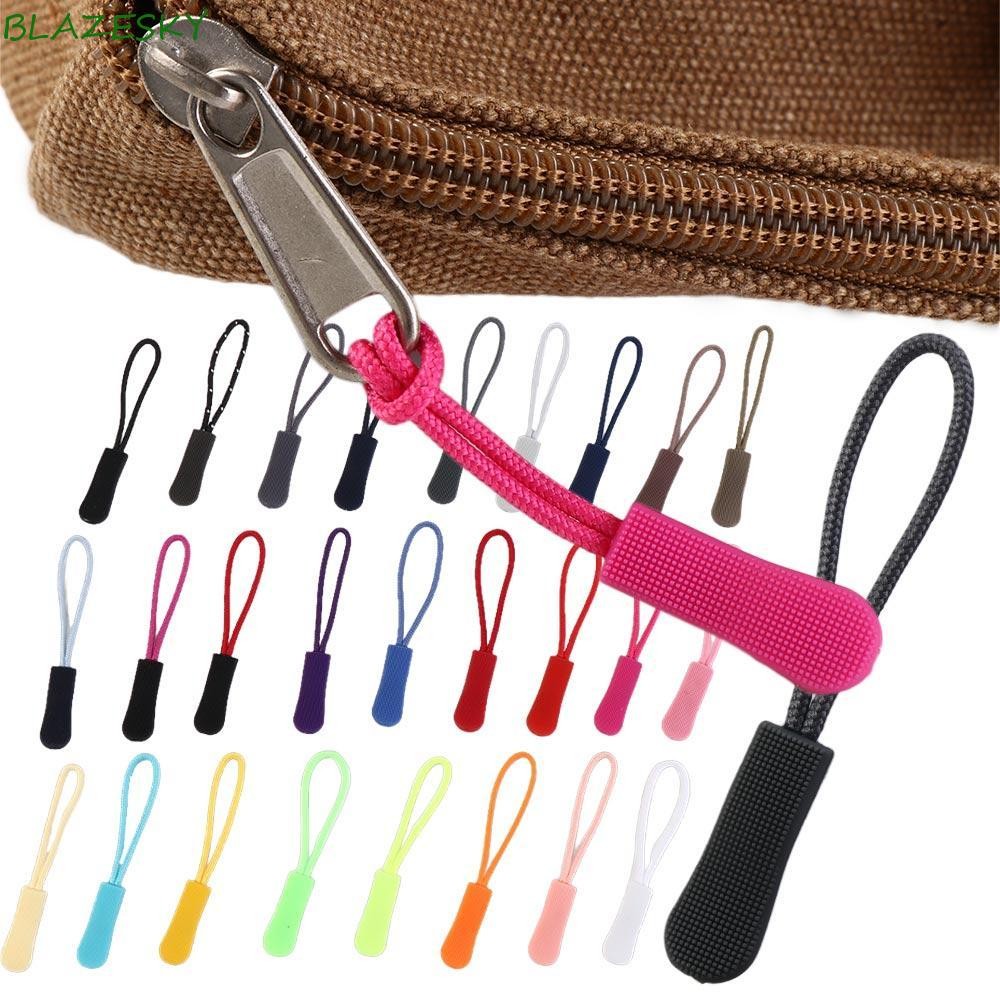 Blazesky 10 ชิ้นซิปดึงสายไฟเต็นท์ 10 ชิ้นเสื้อผ้า Zip Fixer หัวเข็มขัดหักกระเป๋าเดินทางกระเป๋าเป้สะพายหลัง Fixer สายซิป