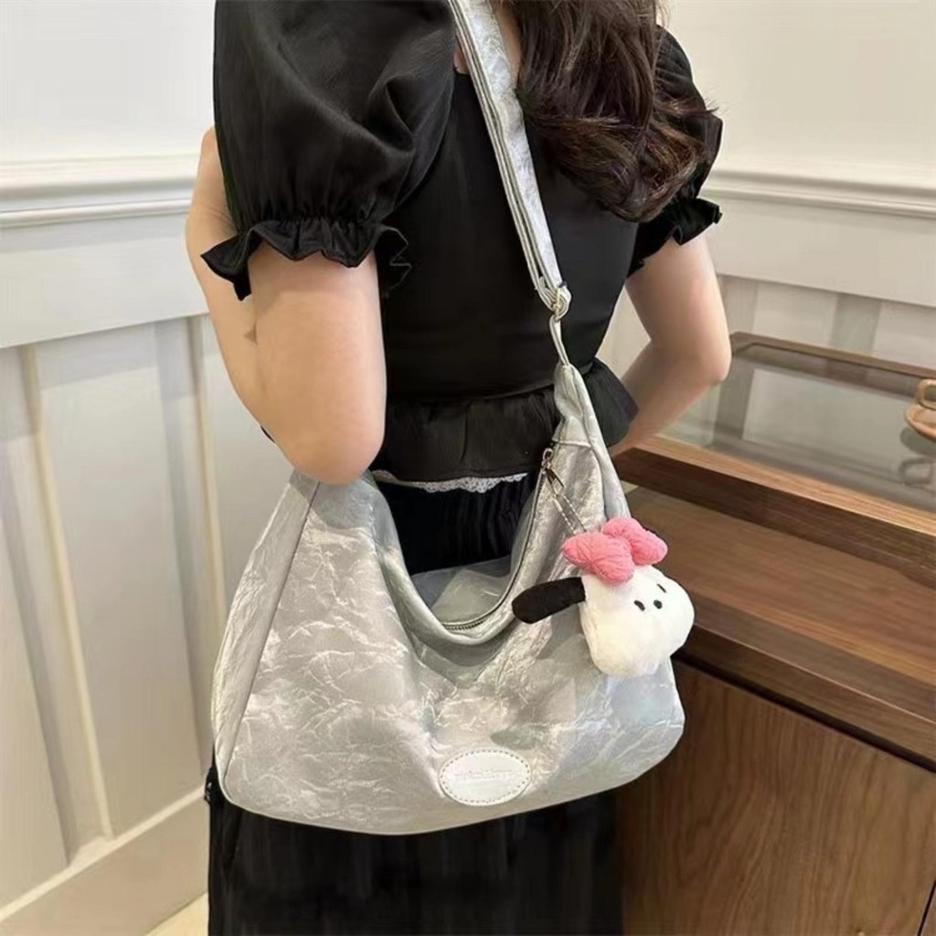 【พร้อมส่ง】miss bag fashion1 กระเป๋าสะพายข้าง กระเป๋าถือ สะพายไหล่ กระเป๋าหนัง แฟชั่นสไตล์เกาหลี