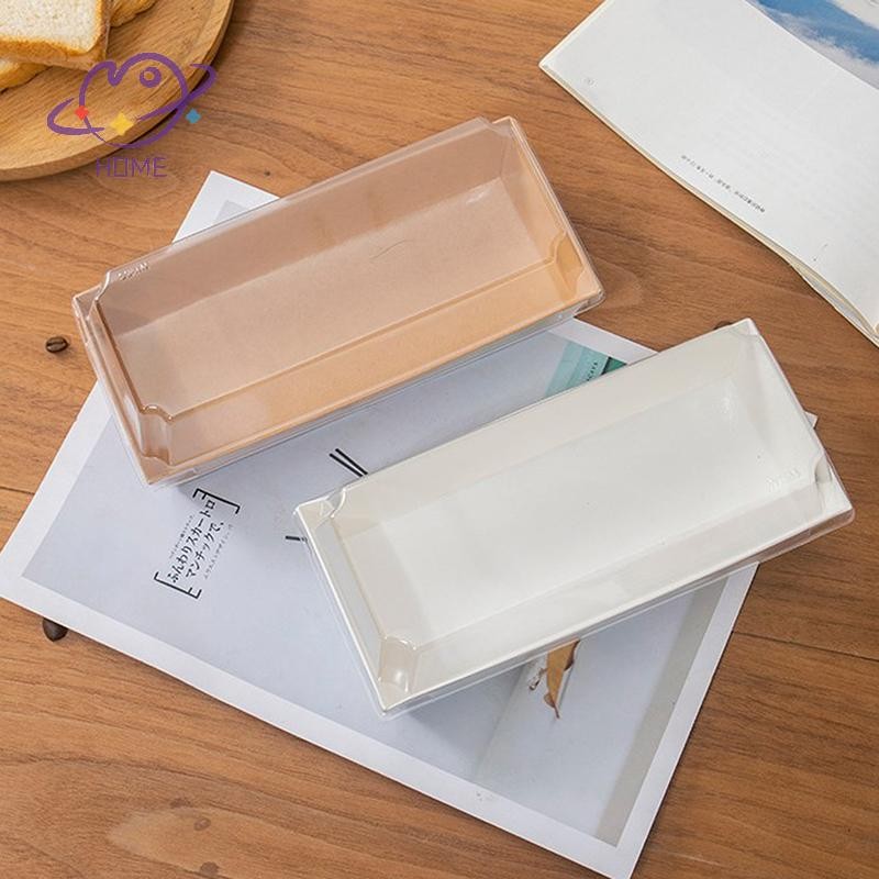 [อาจโฮม] 10ชิ้นเค้กขนมโดนัทตกแต่งกล่องกระดาษคราฟท์คุกกี้เบเกอรี่อาหารแซนวิชกล่องบรรจุงานแต่งงานอุปกรณ์งานเลี้ยงวันเกิด {ไทย} - รูปที่ 4