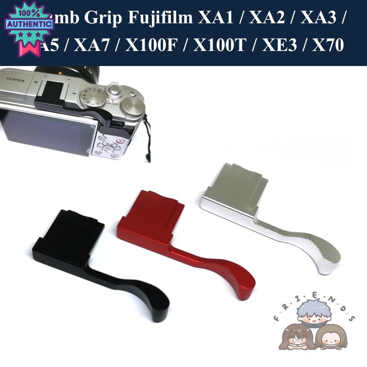Thumb Grip สำหรั Fujifilm XA7 XA5 XA3 XA2 XA1 X100T X100F XE3 X70  Thumb grip Fuji XA7 XA5 XA3 X100F