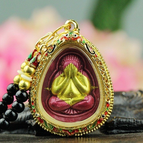 Junior Thailand Please Bless Thailand Amulet Cover Amulet