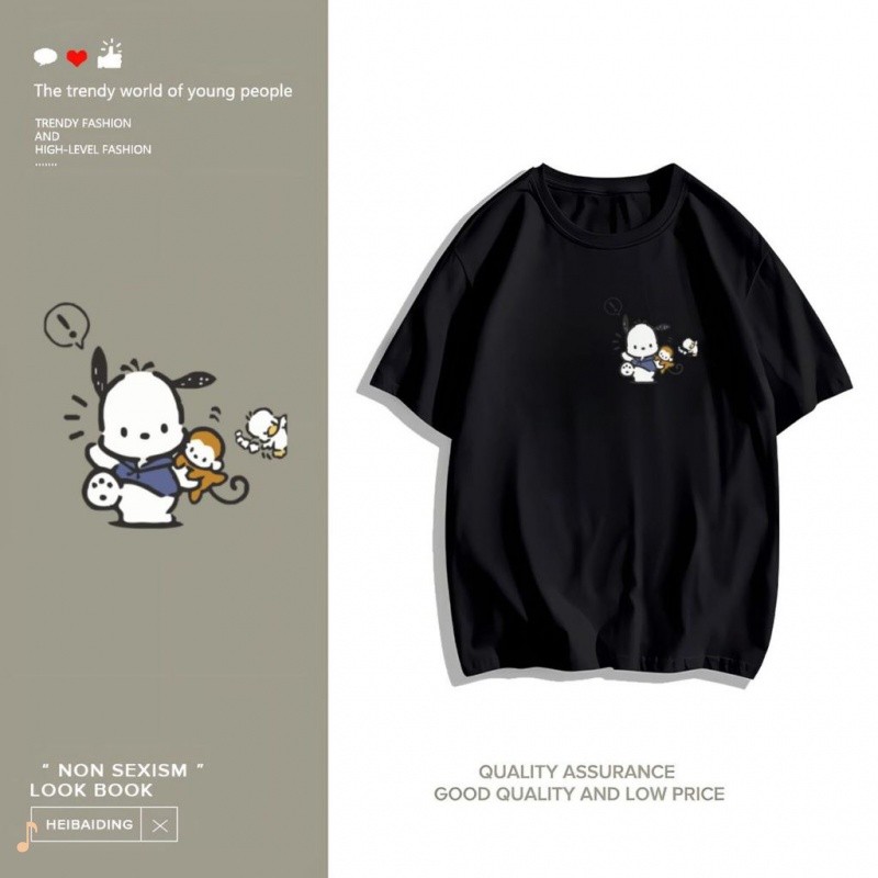 เสื้อยืด koo’sสบายร้อยเทรนด์แฟชั่นที่สวยงามและใจกว้างทุกชนิดสวมเสื้อยืดคอกลมพิมพ์เสื้อ ตลก1-92♬